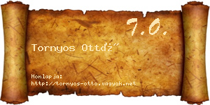 Tornyos Ottó névjegykártya